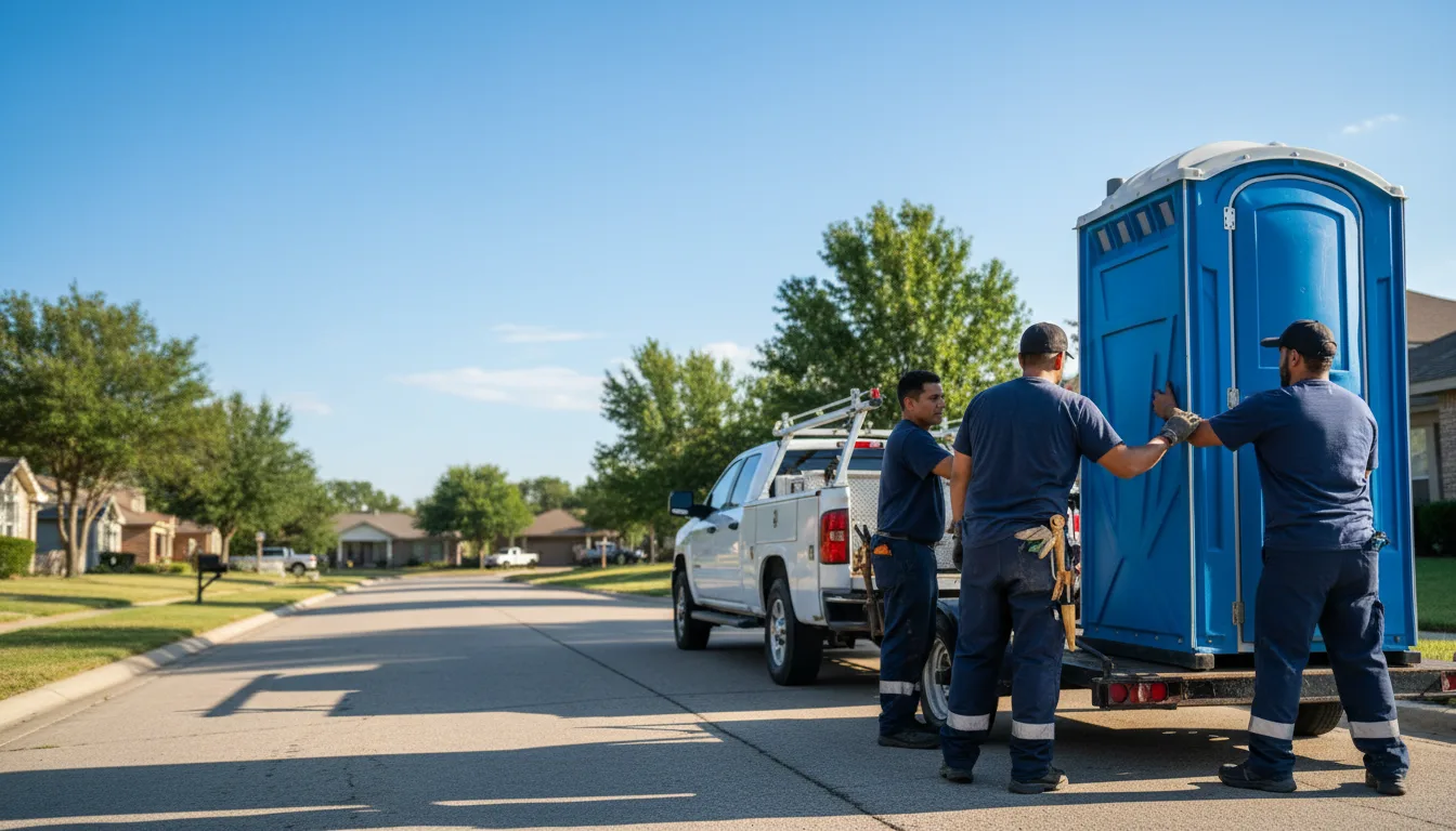 Portable Toilet Rental in Streetman, TX near me